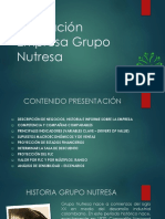 Valoración Empresa Grupo Nutresa