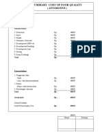 Form Cost of Poor Quality Automotive Segment