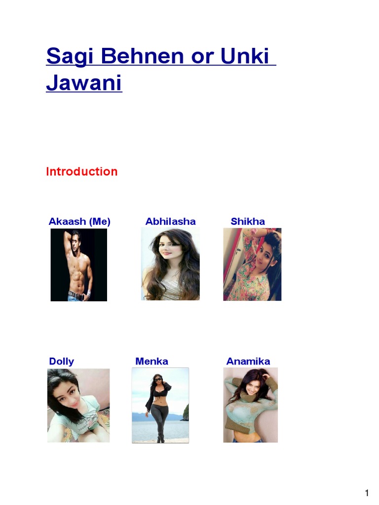 Kuch Alag Xxx Com Hd Print - Sagi Behnen or Unki Jawani | PDF