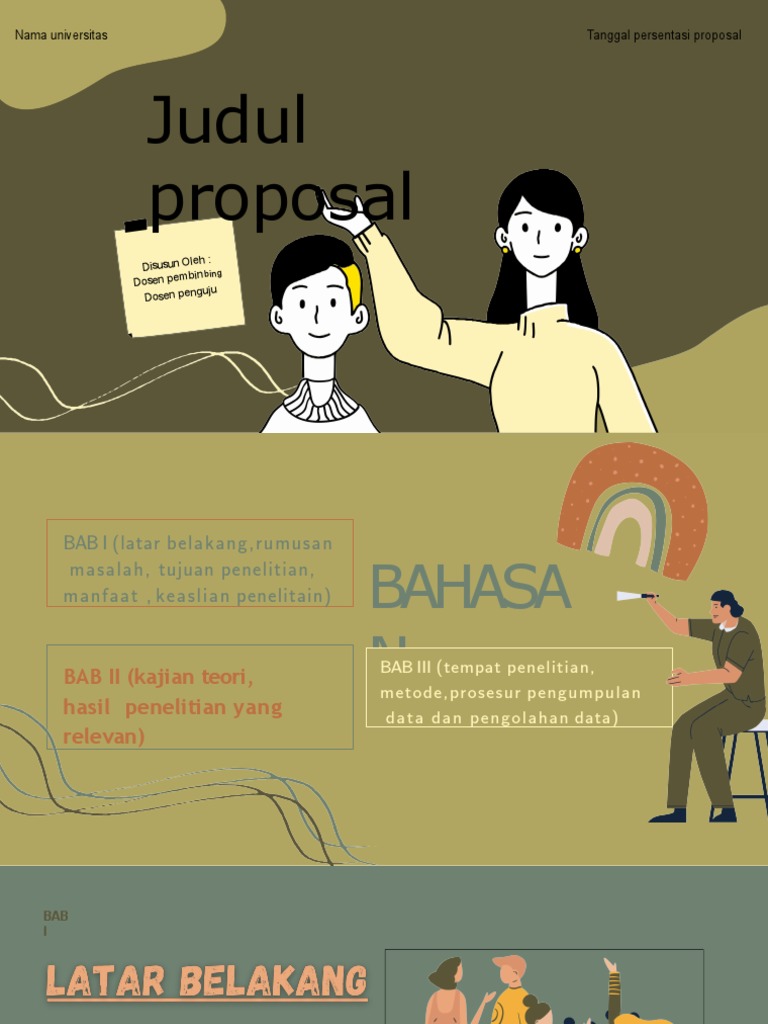 Template PPT Proposal Kuantitatif | PDF