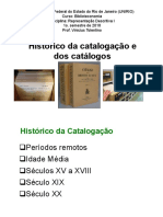 A - 8 - Histórico Da Catalogação