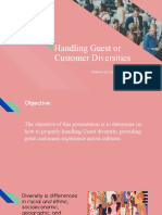 Handling Guest Customer Diversity 