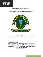 Download Indus Motor Company Ltd Ratio Analysis by mansoor28 SN50729557 doc pdf