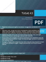 Tugas K3: Dikerjakan Oleh: Christin Natalia Panjaitan