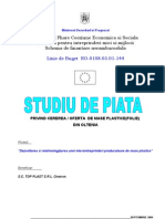 STUDIU  DE  PIATA TOP PLAST