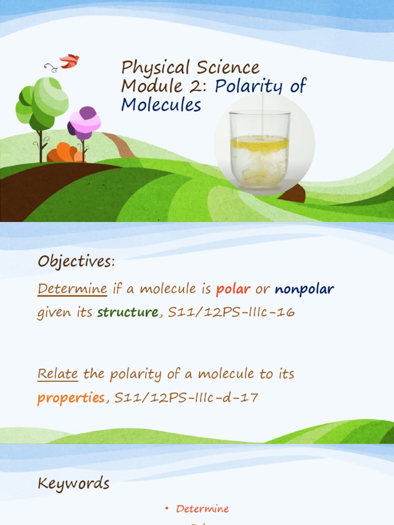 Understanding Molecular Polarity | PDF | Chemical Polarity | Chemical Bond