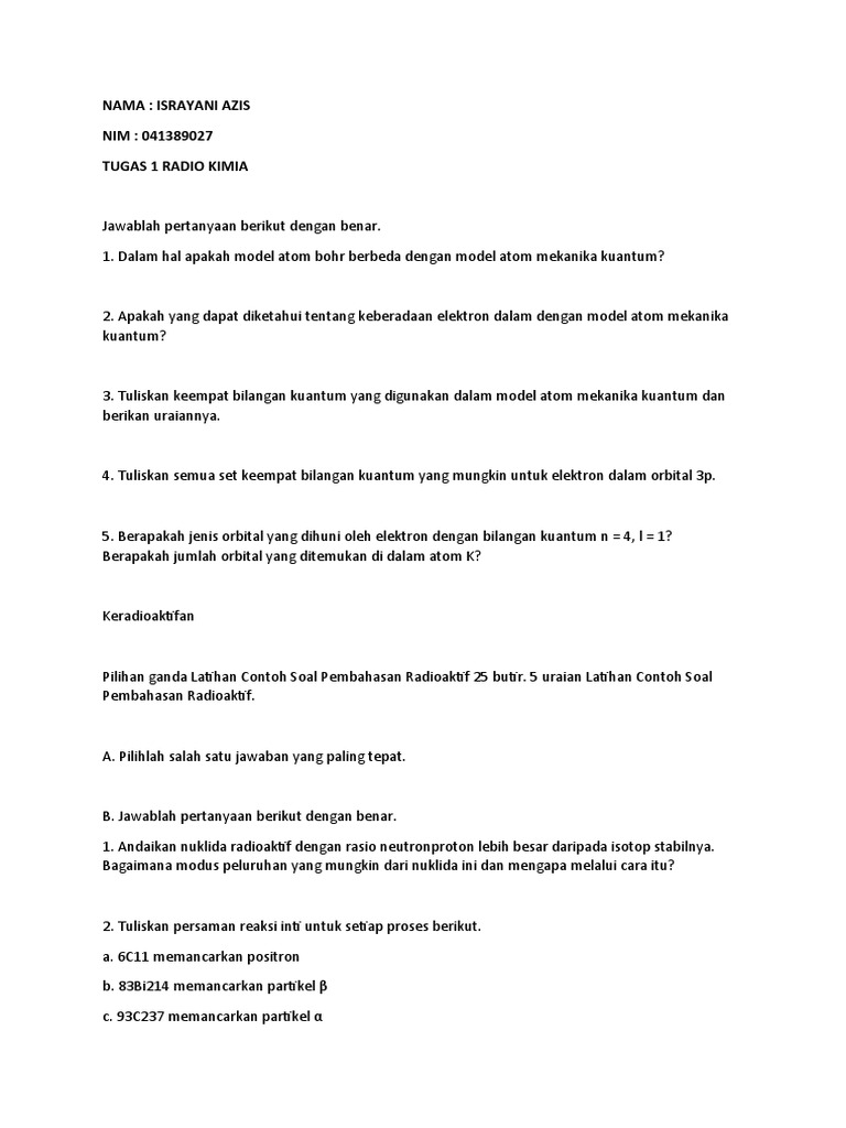 Tugas 1 radio kimia pdf