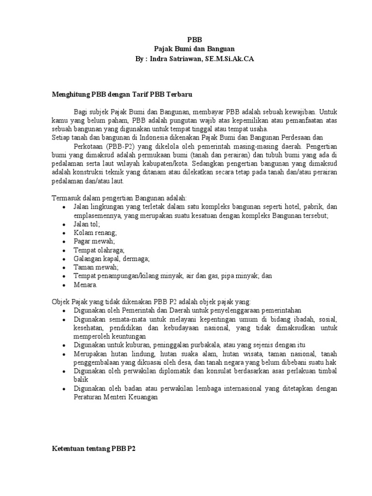 Materi Pbb Terbaru Edit Ok2 Pdf