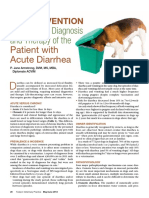 Approach To Diagnosis and Therapy of The: Patient With Acute Diarrhea