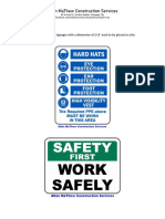 8. Safety Signages