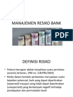 MANAJEMEN RESIKO BANK