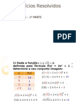 Exercícios Resolvidos Sobre Funcoes 1