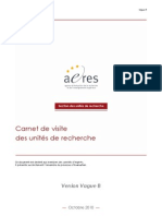 Carnet Visite Unites Vague B 10102010