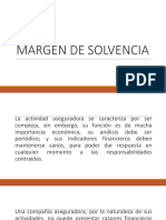 Margen de Solvencia y Posición Patromonial de Empresas de Seguros