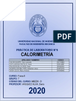 Laboratorio N°6-Calorimetría