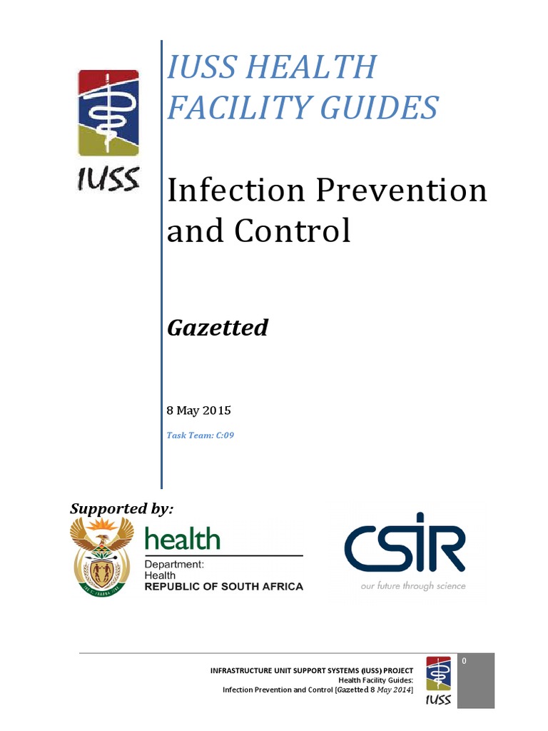 IUSS Infection Prevention and Control - Gazetted | PDF | Transmission ...
