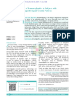 A Comparative Study of Dermatoglyphics