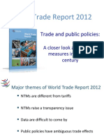 World Trade Report 2012: Trade and Public Policies