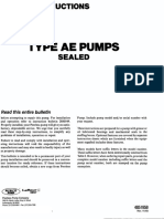 Type Ae Pumps: Read This Entire Bulletin