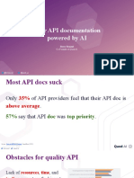 Your API Documentation Powered by AI