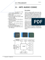 Vs1011 - Mp3 Audio Codec