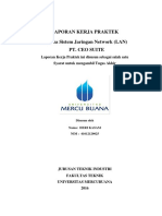 KP Analisa Sistem Jaringan Network (LAN) PT. CEO SUITE