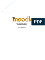 Moodle 1.4.3 For Teachers and Trainers