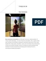 Types of VR: Non-Immersive Simulations Are The Least Immersive Implementation of