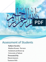 Assessment Methods and Tools
