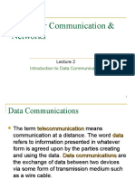 Computer Communication & Networks: Introduction To Data Communication