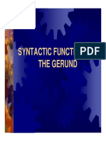 Gerund Functions