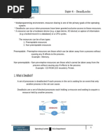 Unit 2 Chapter 4 (Deadlock)