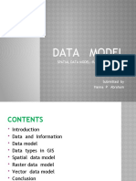 Data Model: Spatial Data Model - Raster and Vector Data Model