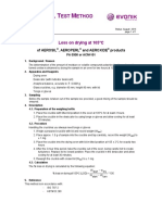 TM Determination of Loss On Drying of Aerosil en