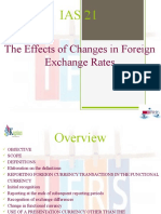 The Effects of Changes in Foreign Exchange Rates