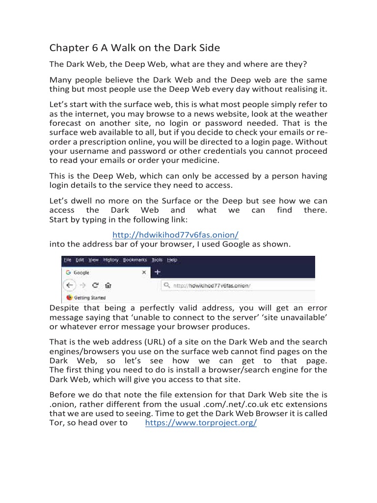 Step by Step Dark Web Guide | PDF | Tor (Anonymity Network) | World ...