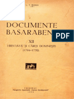 DOCUMENTE BASARABENE 12 Hrisoave Si Carti Domnesti (1654-1677)