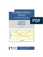 Gsi Mann-Kendall Toolkit: User'S Manual