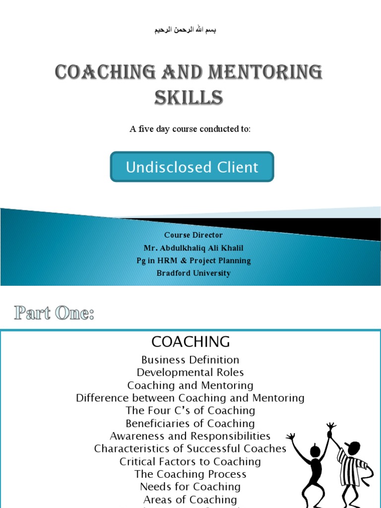 Coaching and Mentoring Skill Building | PDF | Mentorship | Leadership