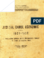 Judetul Cahul Economic.1927-1937