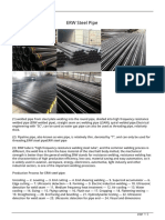 Production Process For ERW Steel Pipe