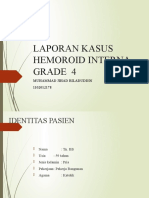 Lapkas Hemoroid Interna Grade 4 M.jihad.b