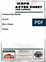 ICRPG Mobile Character Sheet - BLANK