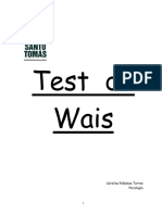 Test Wais - Peñaloza