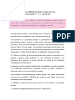 Propuesta de actividades para alumnado con diagnóstico de TDAH