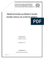 Problem-Based and Project-Based Instructional Learning Plan