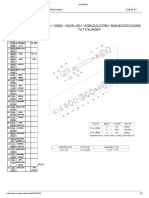 Hyundai Fork Loaders Diesel 7 Series 20/25/30 / 33D-7 Hydraulic System Page 3B10 Tilt Cylinder