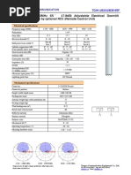 Xpol 1710 2170Mhz 65 ° 17.8dbi Adjustable Electrical Downtilt Antenna, Manual or by Optional Rcu (Remote Control Unit)