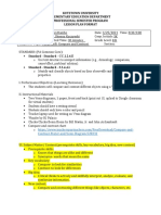 Focus Skill-Compare and Contrast Lesson Plan