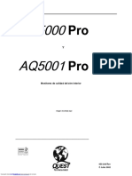 Instrucciones AQ5000 Pro Monitores Calidad Aire